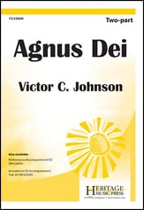 Agnus Dei Two-Part choral sheet music cover